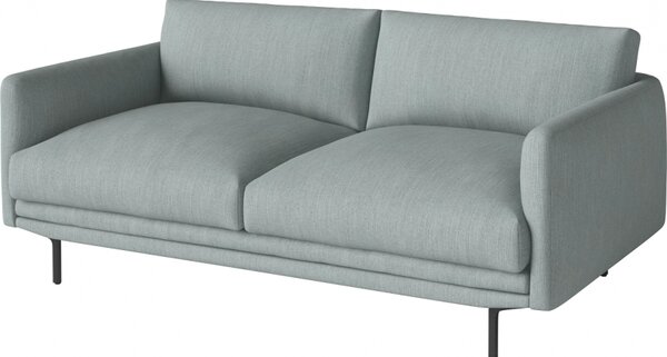 Lomi, Čalounění BAIZE Dust Blue, Podnož Černá Bolia