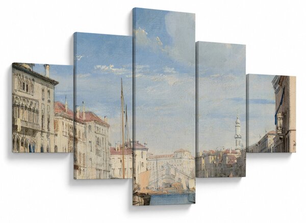 Obraz - Richard Parkes Bonington, The Grand Canal, reprodukce (125x70 cm)
