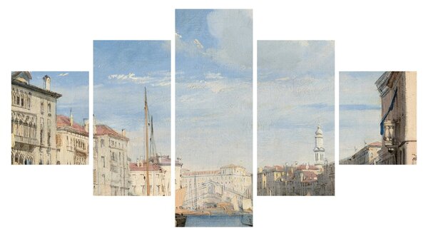 Obraz - Richard Parkes Bonington, The Grand Canal, reprodukce (125x70 cm)