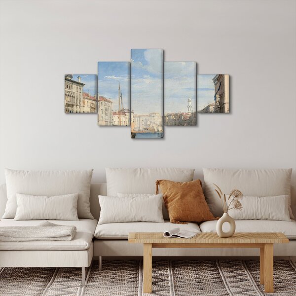 Obraz - Richard Parkes Bonington, The Grand Canal, reprodukce (125x70 cm)