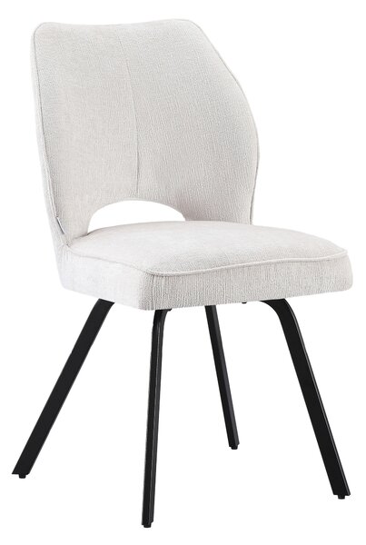 MAZZONI EXPORT TULIP Světle béžová (tkanina UF980-02) - MODERNÍ ČALOUNĚNÁ ŽIDLE DO OBÝVACÍHO POKOJE/JÍDELNY/KANCELÁŘE LOFT