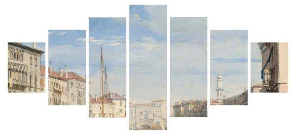 Obraz - Richard Parkes Bonington, The Grand Canal, reprodukce (210x100 cm)