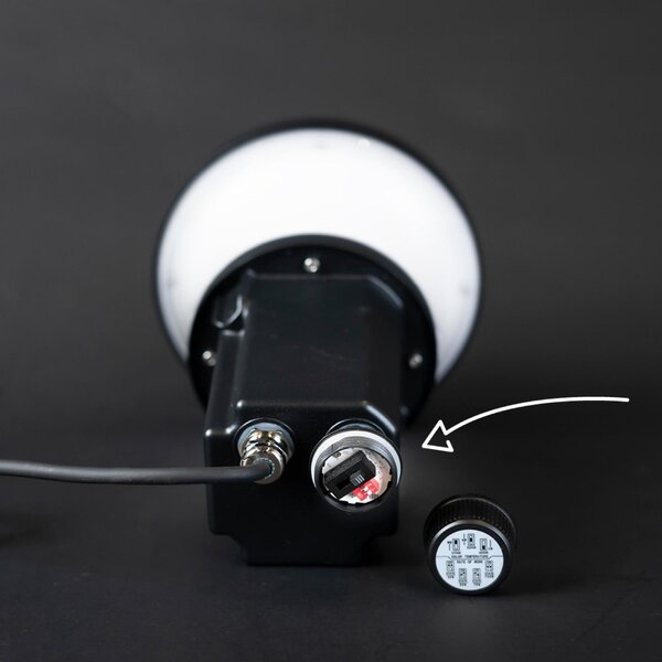 SLC SLC1419 LED venkovní sloupkové svítidlo Faro 475mm Bollard černé 1126lm 2700/3200/4000K Ra80 nastavitelná intenzita IP66 180 - TLG