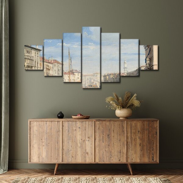Obraz - Richard Parkes Bonington, The Grand Canal, reprodukce (210x100 cm)