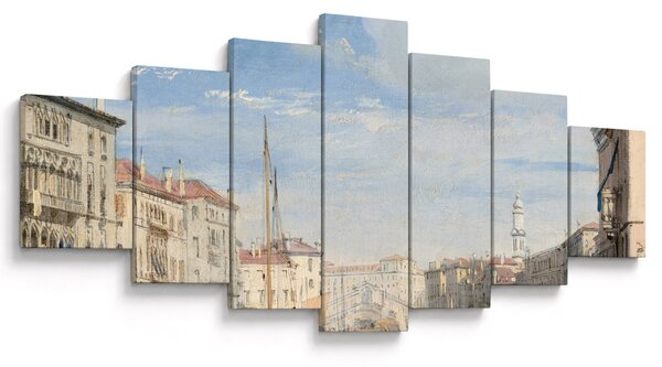 Obraz - Richard Parkes Bonington, The Grand Canal, reprodukce (210x100 cm)