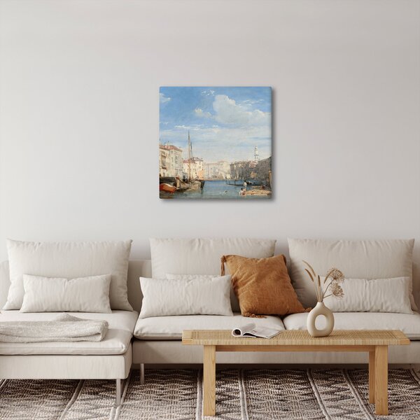 Obraz - Richard Parkes Bonington, The Grand Canal, reprodukce (30x30 cm)