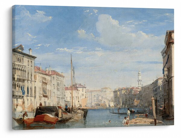 Obraz - Richard Parkes Bonington, The Grand Canal, reprodukce (70x50 cm)