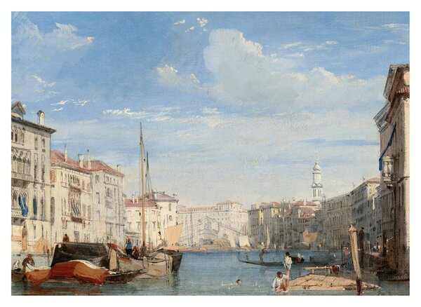 Obraz - Richard Parkes Bonington, The Grand Canal, reprodukce (70x50 cm)