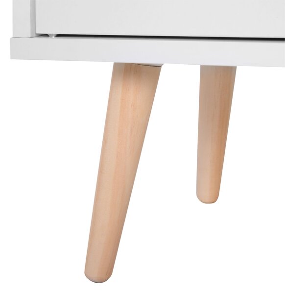 HOMCOM Konzolový stůl s úložným prostorem - Víceúčelový nábytek do jídelny, obýváku, koupelny a chodby 80x29,5x96 cm | Aosom