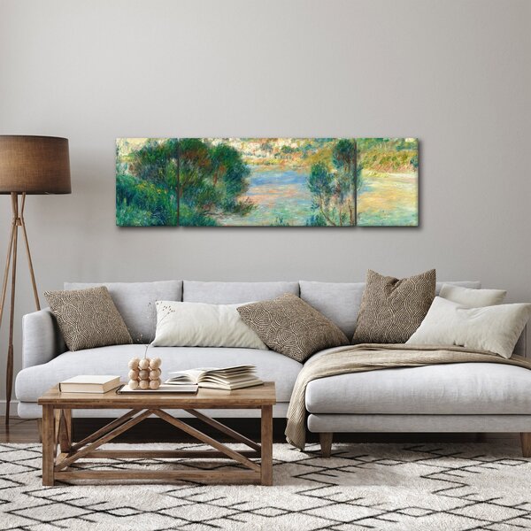 Obraz - Auguste Renoir, View of Monte Carlo from Cap Martin, reprodukce (170x50 cm)