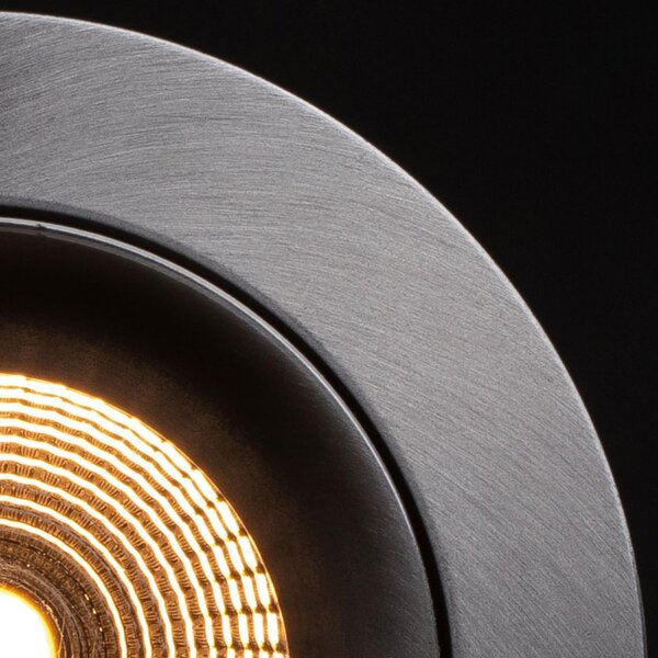 SLC SLC1164 Vestavné LED svítidlo One360 Full Spectrum 8 W 220-240 V 2700 K stmívatelné Ra97 IP44 36° hliník - TLG