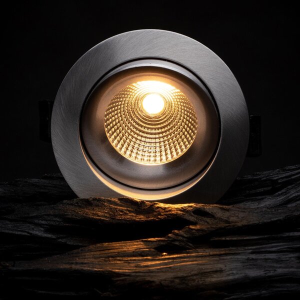 SLC SLC1164 Vestavné LED svítidlo One360 Full Spectrum 8 W 220-240 V 2700 K stmívatelné Ra97 IP44 36° hliník - TLG