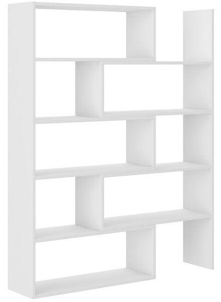 Nastavitelná knihovna 138 cm Charles 01 Bílý