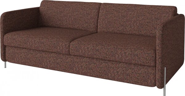 Pira, sofa s postelí, Čalounění LONDON Light Begie, Podnož Černá Bolia