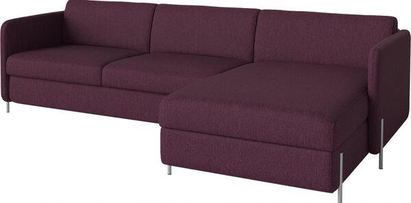Pira, sofa s postelí, Čalounění LONDON Light Begie, Podnož Černá Bolia
