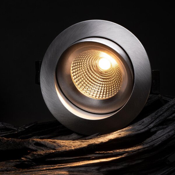 SLC SLC1148D Vestavné LED svítidlo OneSoft 8 W 220-240 V 2700 K DALI stmívatelné IP54 36° Ra90 hliník - TLG