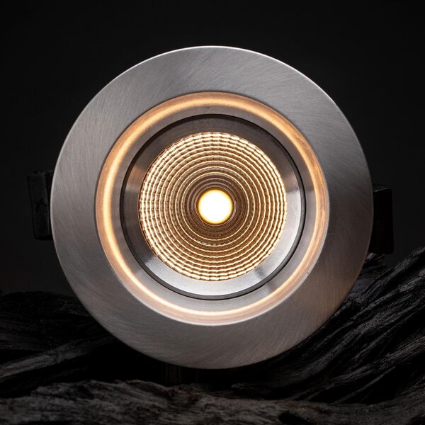 SLC SLC1148D Vestavné LED svítidlo OneSoft 8 W 220-240 V 2700 K DALI stmívatelné IP54 36° Ra90 hliník - TLG