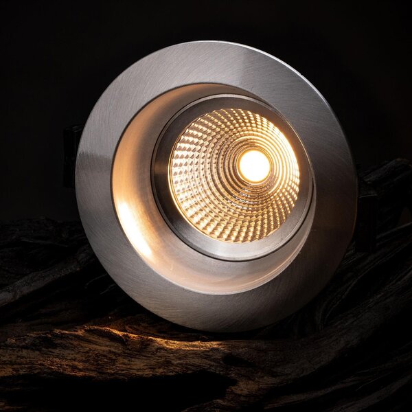 SLC SLC1148D Vestavné LED svítidlo OneSoft 8 W 220-240 V 2700 K DALI stmívatelné IP54 36° Ra90 hliník - TLG