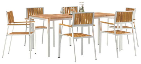 Zahradní jídelní sada 7 ks 180 x 90 x 75 cm 3334794