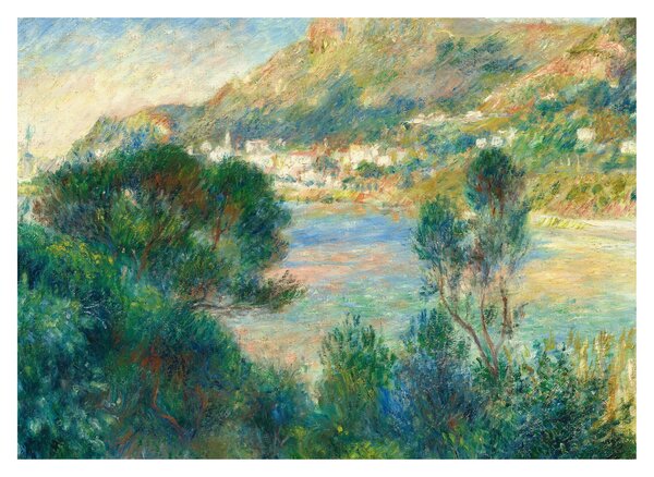 Obraz - Auguste Renoir, View of Monte Carlo from Cap Martin, reprodukce (70x50 cm)