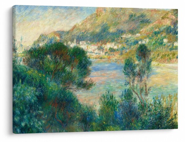 Obraz - Auguste Renoir, View of Monte Carlo from Cap Martin, reprodukce (70x50 cm)
