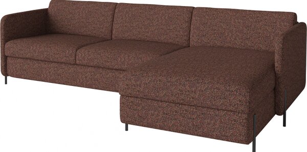 Pira, sofa s postelí, Čalounění LONDON Light Begie, Podnož Černá Bolia