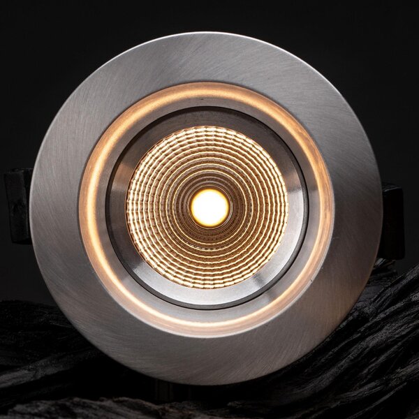 SLC SLC1148D Vestavné LED svítidlo OneSoft 8 W 220-240 V 2700 K DALI stmívatelné IP54 36° Ra90 hliník - TLG