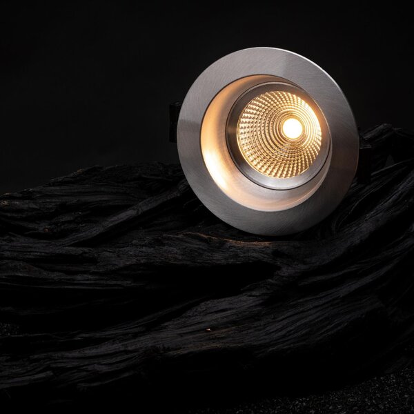 SLC SLC1148D Vestavné LED svítidlo OneSoft 8 W 220-240 V 2700 K DALI stmívatelné IP54 36° Ra90 hliník - TLG