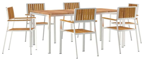 Zahradní jídelní sada 7 ks 180 x 90 x 75 cm 3334794