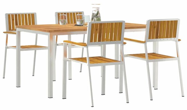 Zahradní jídelní sada 5 ks 150 x 90 x 75 cm 3334791