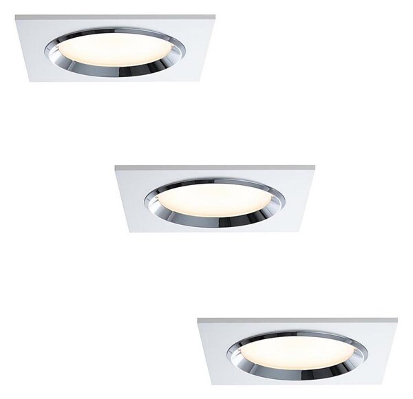 Paulmann 92695 - SADA 3xLED/8W Stmívatelné podhledové svítidlo DICE 230V