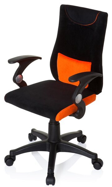 OTOČNÁ ŽIDLE PRO MLÁDEŽ, oranžová, černá MID.YOU - Online Only psací stoly & židle, Online Only
