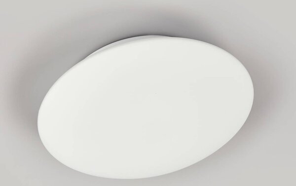ORION Stropní svítidlo Alba z opálového skla, Ø 25 cm, stmívatelný, Bílá / opál, Obývací pokoj / jídelna, Sklo, Moderní