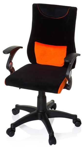 OTOČNÁ ŽIDLE PRO MLÁDEŽ, oranžová, černá MID.YOU - Online Only psací stoly & židle, Online Only