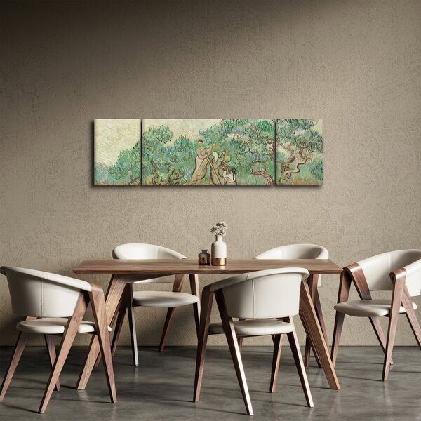 Obraz - Vincent van Gogh, The Olive Orchard, reprodukce (170x50 cm)