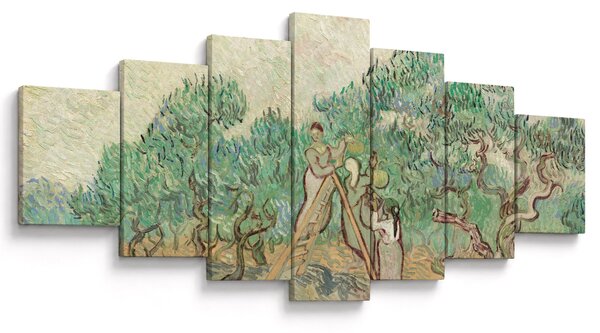 Obraz - Vincent van Gogh, The Olive Orchard, reprodukce (210x100 cm)