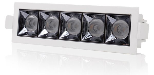SLC SLC1266 Vestavné LED svítidlo PIXEL X5 13 W 220-240 V 2700 K stmívatelné 36° Ra90 bílé - TLG