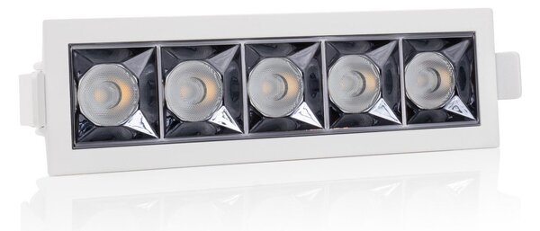 SLC SLC1266 Vestavné LED svítidlo PIXEL X5 13 W 220-240 V 2700 K stmívatelné 36° Ra90 bílé - TLG