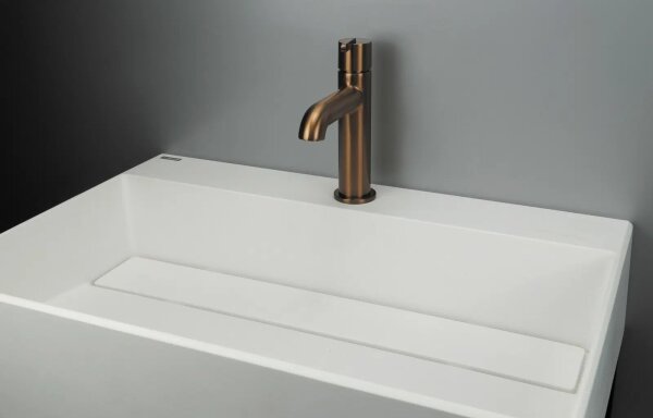 Deante CQR_AU6M - Umyvadlo na desku CORREO 40x60 cm granit/alabastr