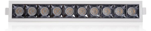 SLC SLC1272 Vestavné LED svítidlo PIXEL 10x 25 W 220-240 V 2700 K stmívatelné 36° Ra90 bílé - TLG