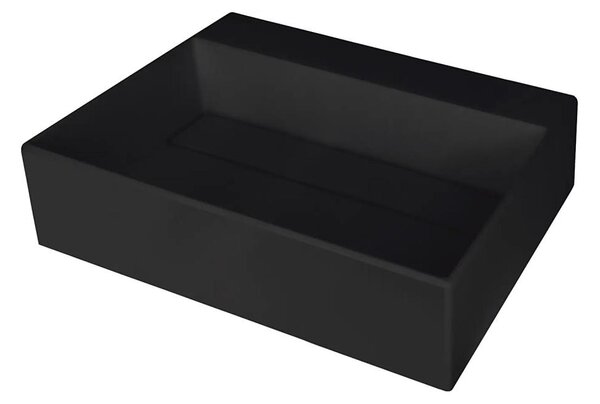 Deante CQR_NU5M - Umyvadlo na desku CORREO 40x50 cm granit/černá