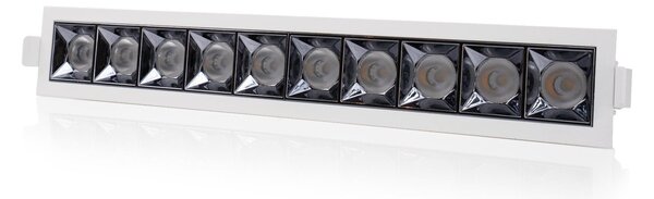 SLC SLC1272 Vestavné LED svítidlo PIXEL 10x 25 W 220-240 V 2700 K stmívatelné 36° Ra90 bílé - TLG