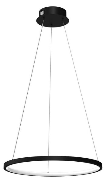 LED Lustr na lanku HOOP LED/27W/230V pr. 50 cm 4000K černá