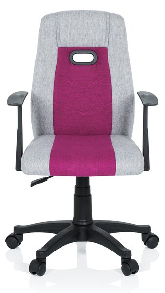 OTOČNÁ ŽIDLE PRO MLÁDEŽ, šedá, pink MID.YOU - Online Only psací stoly & židle, Online Only
