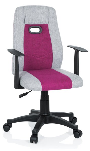 OTOČNÁ ŽIDLE PRO MLÁDEŽ, šedá, pink MID.YOU - Online Only psací stoly & židle, Online Only