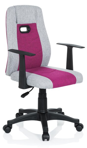 OTOČNÁ ŽIDLE PRO MLÁDEŽ, šedá, pink MID.YOU - Online Only psací stoly & židle, Online Only