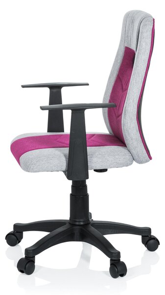 OTOČNÁ ŽIDLE PRO MLÁDEŽ, šedá, pink MID.YOU - Online Only psací stoly & židle, Online Only