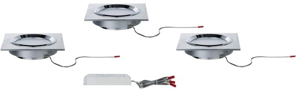 Paulmann 92696 - SADA 3xLED/8W Stmívatelné podhledové svítidlo DICE 230V