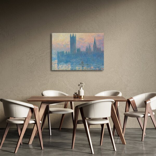 Obraz - Claude Monet, The Houses of Parliament, Sunset, reprodukce (70x50 cm)