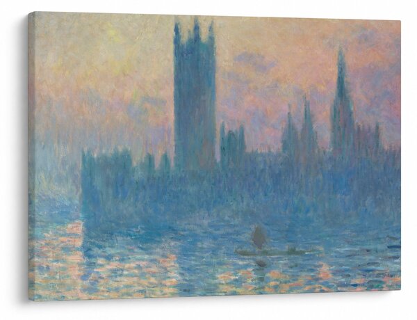 Obraz - Claude Monet, The Houses of Parliament, Sunset, reprodukce (70x50 cm)